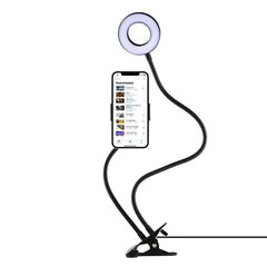 3.5 inch Adjustable Live Broadcast Aluminum Alloy Clip LED Fill Light with Phone Clamp