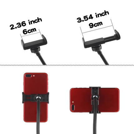 3.5 inch Adjustable Live Broadcast Aluminum Alloy Clip LED Fill Light with Phone Clamp