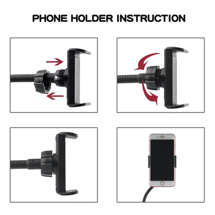 3.5 inch Adjustable Live Broadcast Aluminum Alloy Clip LED Fill Light with Phone Clamp