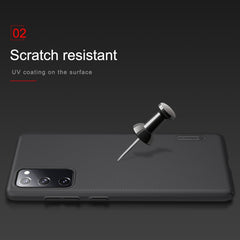 NILLKIN Frosted Concave-convex Texture PC Protective Case, For Samsung Galaxy S20 FE