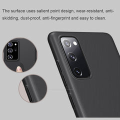 NILLKIN Frosted Concave-convex Texture PC Protective Case, For Samsung Galaxy S20 FE