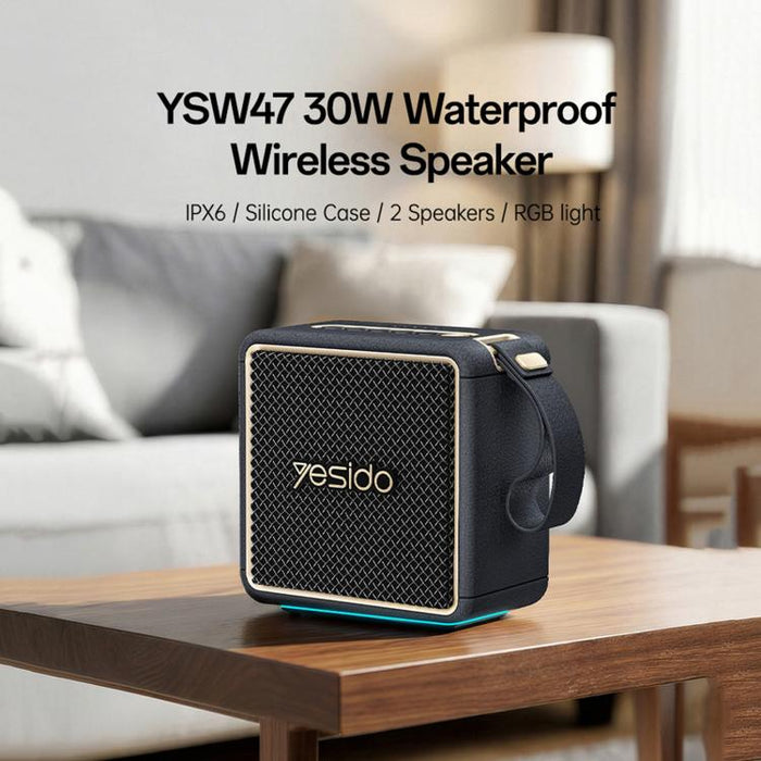 Yesido YSW47 30W High Power Portable Bluetooth Speaker, YSW47