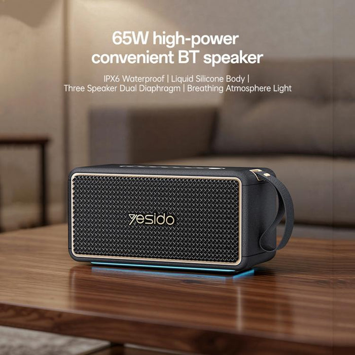 Yesido YSW48 65W High Power Portable Bluetooth Speaker, YSW48