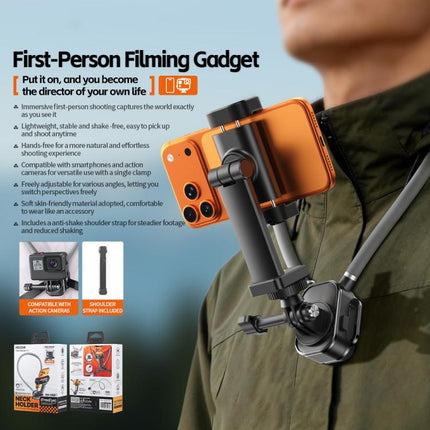 WK WA-S69 Free Vision First-Person View Shooting Neck-Hanging Rotating Holder
