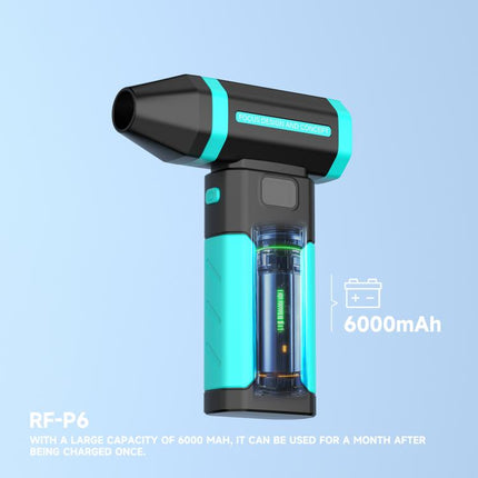 RF4 RF-P6 Portable Rechargeable Mini Powerful Dust Removal Fan with Night Light