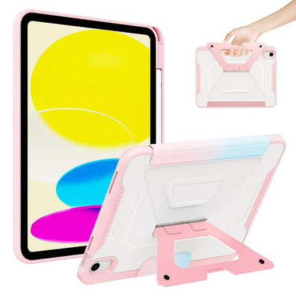 Tri-fold Pivot Holder Flip Vegan Leather Tablet Case with Pen Slot, For iPad Air 11 2026 / 2025 / 2024, For iPad 2025 / 2022