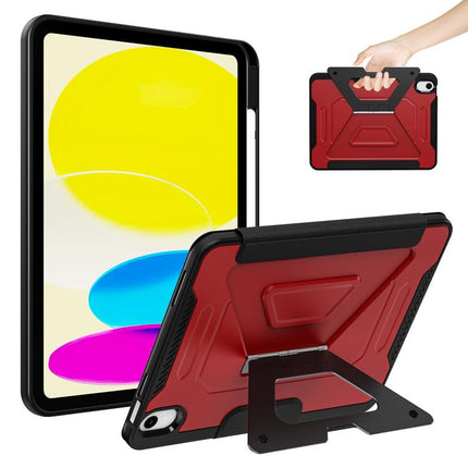 Tri-fold Pivot Holder Flip Vegan Leather Tablet Case with Pen Slot, For iPad Air 11 2026 / 2025 / 2024, For iPad 2025 / 2022