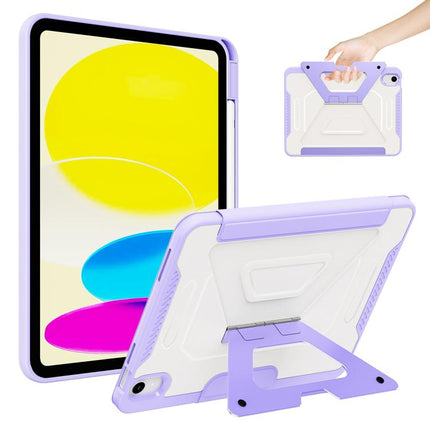 Tri-fold Pivot Holder Flip Vegan Leather Tablet Case with Pen Slot, For iPad Air 11 2026 / 2025 / 2024, For iPad 2025 / 2022