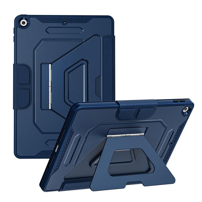 Tri-fold Pivot Holder Flip Vegan Leather Tablet Case, For iPad 10.2 2021 / 2020 / 2019