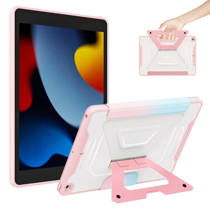 Tri-fold Pivot Holder Flip Vegan Leather Tablet Case, For iPad 10.2 2021 / 2020 / 2019