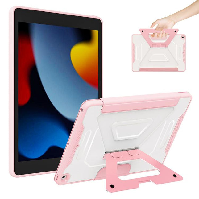 Tri-fold Pivot Holder Flip Vegan Leather Tablet Case, For iPad 10.2 2021 / 2020 / 2019
