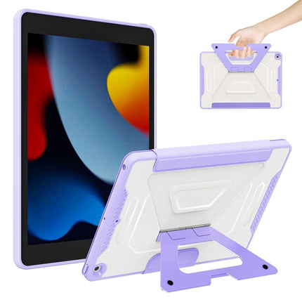 Tri-fold Pivot Holder Flip Vegan Leather Tablet Case, For iPad 10.2 2021 / 2020 / 2019