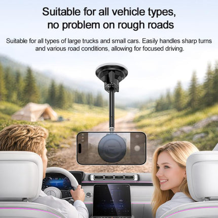 Yesido C282 Car Suction Cup Strong Magnetic Phone Shooting Holder Long Version, C282