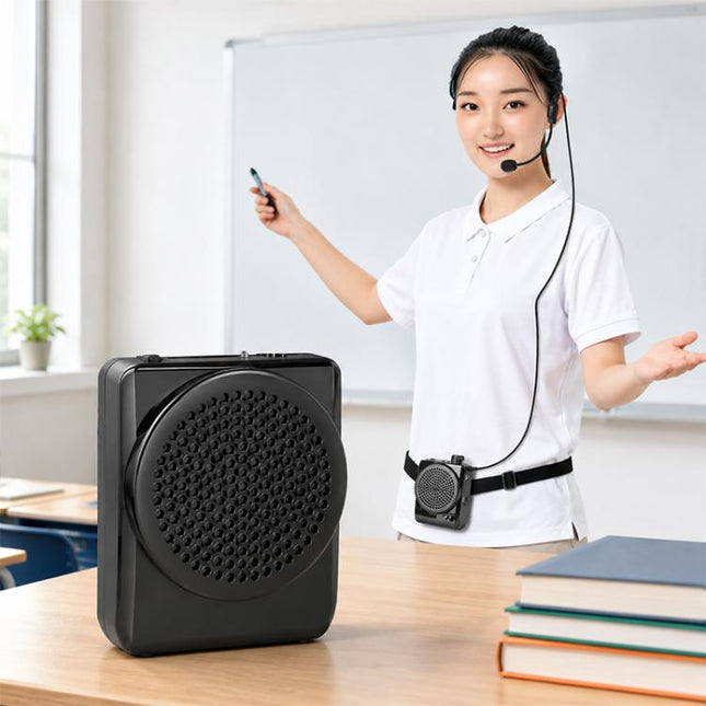 J-801 Portable Waist Hanging Microphone Teaching Voice Amplifier