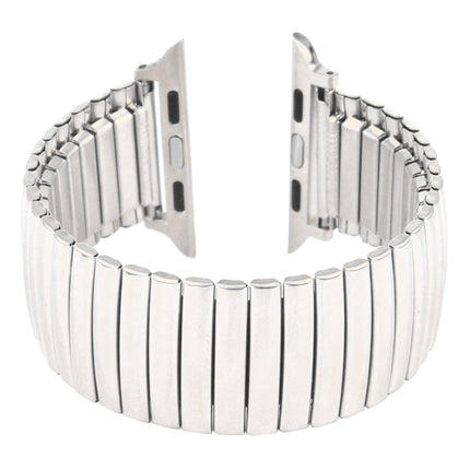 Elastic Aluminum Watchband, For Apple Watch Series 7 41mm / 6 & SE & 5 & 4 40mm / 3 & 2 & 1 38mm, For Apple Watch Series 8&7 41mm / SE 2&6&SE&5&4 40mm / 3&2&1 38mm, For Apple Watch Ultra 49mm / Series 8&7 45mm / SE 2&6&SE&5&4 44mm / 3&2&1 42mm         ...