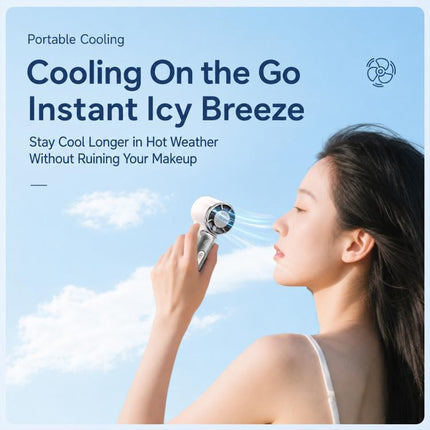 K813 Mini High Speed Cooling Fan with Digital Display