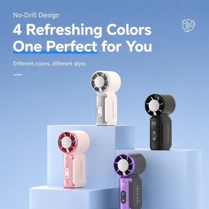 K813 Mini High Speed Cooling Fan with Digital Display