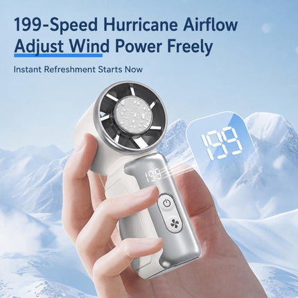 K813 Mini High Speed Cooling Fan with Digital Display