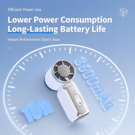 K813 Mini High Speed Cooling Fan with Digital Display