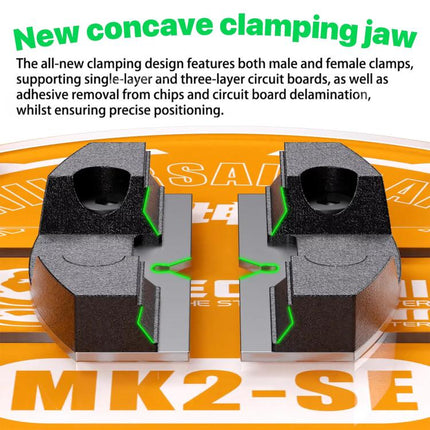 MECHANIC MK2-SE Heat-Insulated Circular Tempered Glass Motherboard Repair Clamp