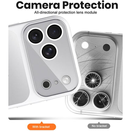 UTRYEE Colorful Silver Magnetic Phone Case with PU Fold Holder, For iPhone 12 Pro Max, For iPhone 12 Pro