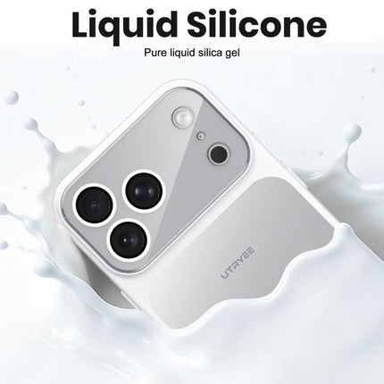 UTRYEE Colorful Silver Magnetic Phone Case with PU Fold Holder, For iPhone 12 Pro Max, For iPhone 12 Pro