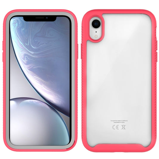 Funda protectora de PC + TPU a prueba de golpes de la serie Starry Sky Solid Color para iPhone XR