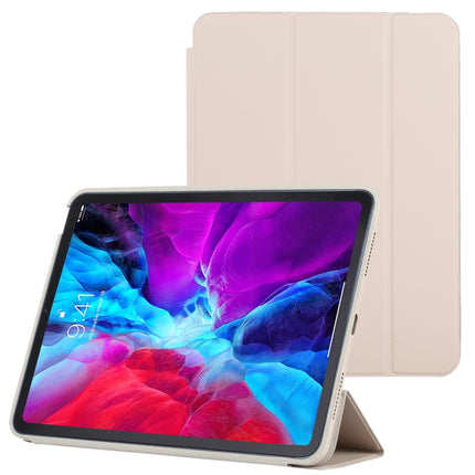 3-fold Horizontal Flip Smart Leather Case with Sleep / Wake-up Function & Holder, For iPad Air 2022 / 2020 10.9