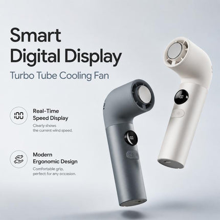 H27 Curved Ice Cooling Fan with Digital Display