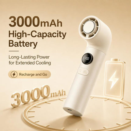 H27 Curved Ice Cooling Fan with Digital Display