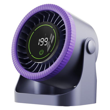 Y26 Dual-Duct Desktop Circulating Fan with Digital Display