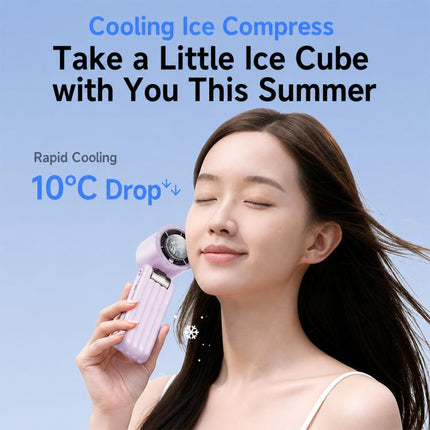 Y29 High Speed Cooling Folding Handheld Fan with Digital Display