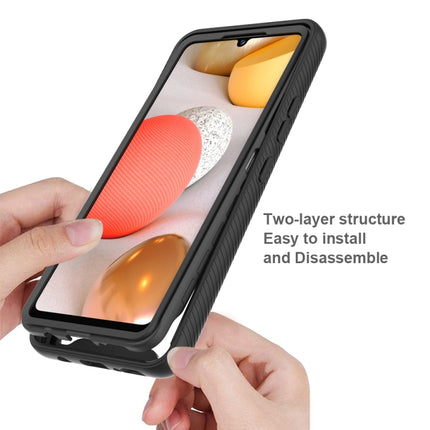 Starry Sky Solid Color Series Shockproof PC + TPU Protective Case, For Samsung Galaxy A42 5G