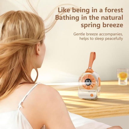 F8 Transparent Emoticon Mini Desktop Fan