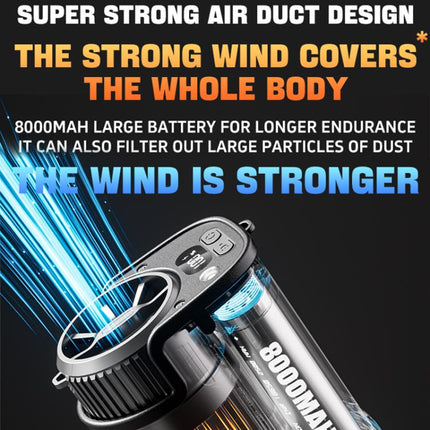 DSF110 High Speed Motor Waist Fan with LED Light