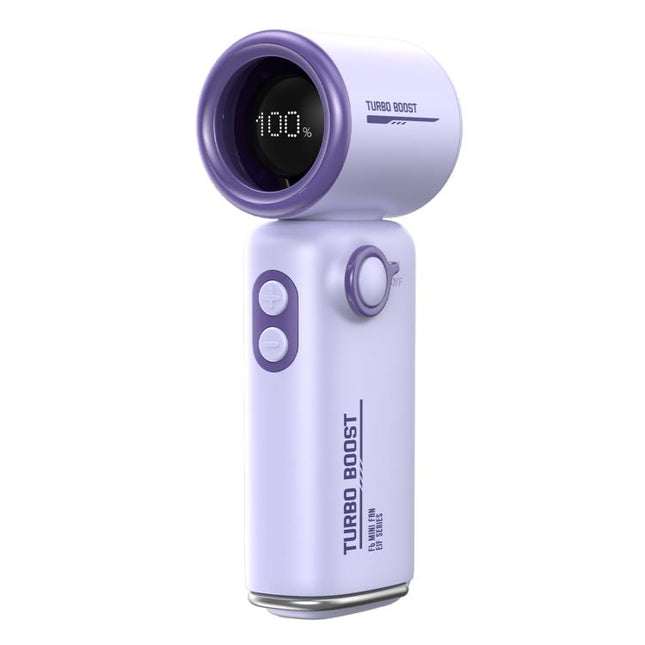 F6 Portable High-Speed Handheld Fan with Waist Clip