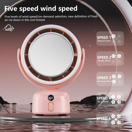 F2 Makeup Mirror Beauty Fill Light Desktop Fan