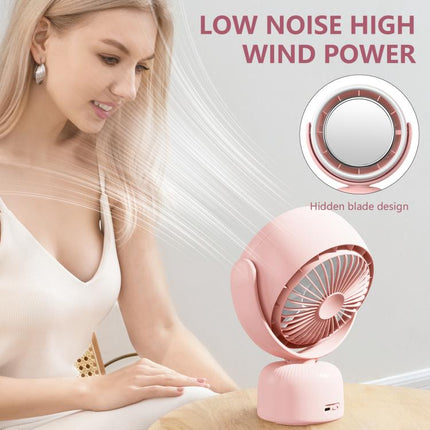 F2 Makeup Mirror Beauty Fill Light Desktop Fan