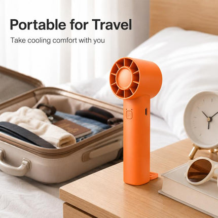 DF-91 Portable High-Speed Handheld Fan with Desktop Stand