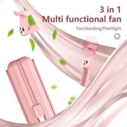 F5 Mini Folding Fan Integrated Type-C Cable