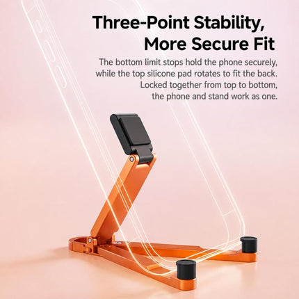 Mini Foldable Aluminum Alloy Keychain Phone Holder