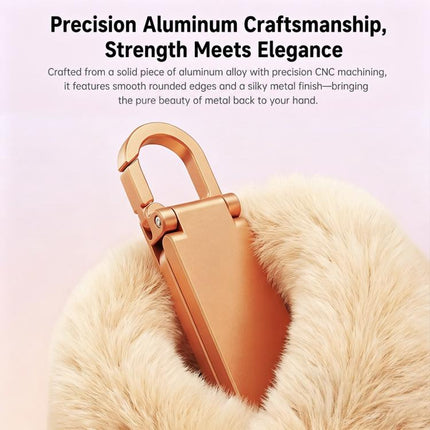 Mini Foldable Aluminum Alloy Keychain Phone Holder