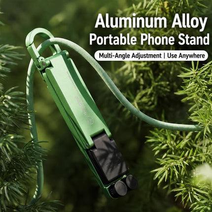 Mini Foldable Aluminum Alloy Keychain Phone Holder