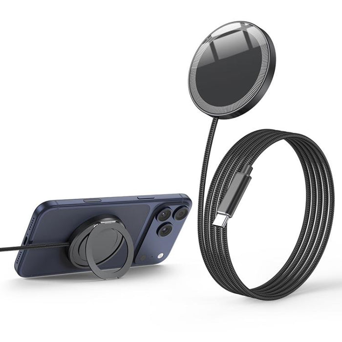 25W Fast Charging Magnetic Wireless Charger with Stand Function