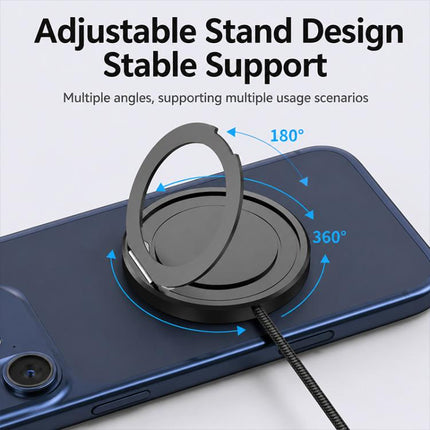 25W Fast Charging Magnetic Wireless Charger with Stand Function