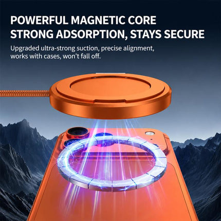 25W Fast Charging Magnetic Wireless Charger with Stand Function
