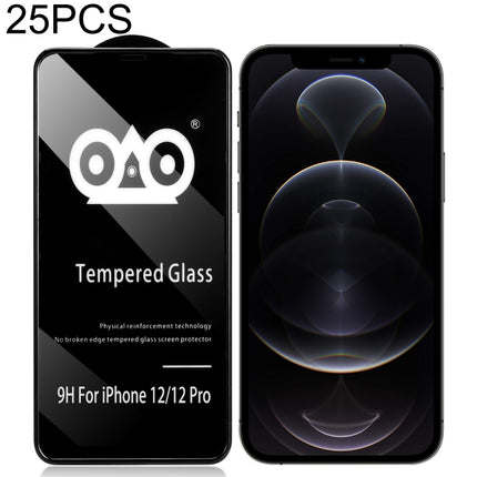 25 PCS Shockproof Anti-breaking Edge Airbag Tempered Glass Film, For iPhone X / XS (25 PCS), For iPhone XR (25 PCS), For iPhone XS Max (25 PCS), For iPhone 12 mini (25 PCS), For iPhone 12 / 12 Pro (25 PCS), For iPhone 12 Pro Max (25 PCS)               ...