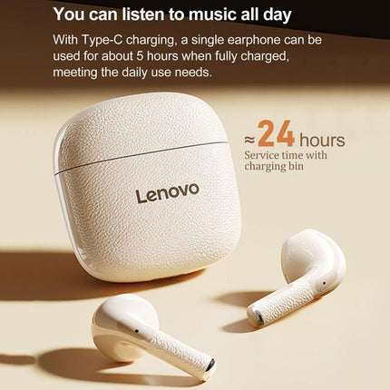 Lenovo EA166 TWS ENC Noise Reduction Semi-in-ear Wireless Bluetooth Earphone, EA166