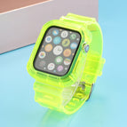For Apple Watch Series 7 41mm / 6 & SE & 5 & 4 40mm / 3 & 2 & 1 38mm / Fluorescent Green