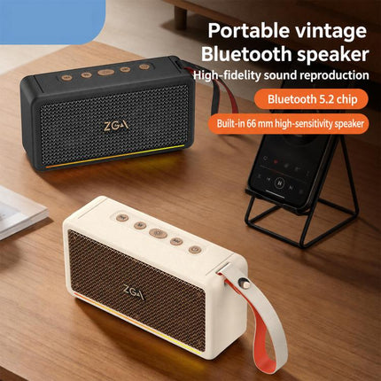 PZ009 PLUS Portable Retro Wireless Bluetooth Speaker